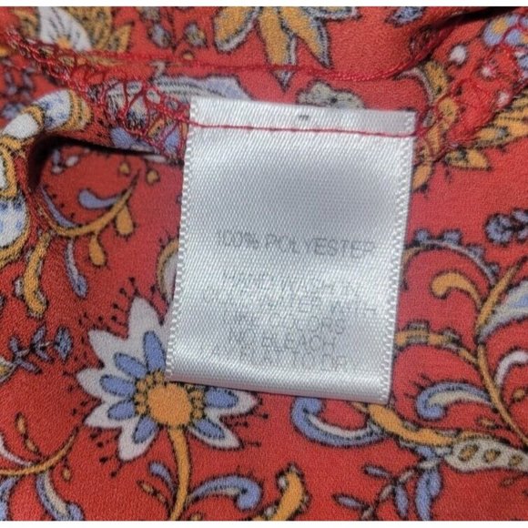 Harlowe & Graham Short Long Sleeve Floral Dress, Size S‎ - Picture 5 of 5